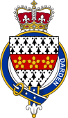 Families of Britain Coat of Arms Badge for: Darden or Ardern (England)