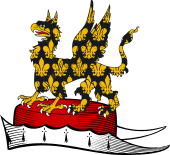 Family Crest from Ireland for: Craven (Louth)