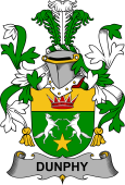Irish Coat of Arms for Dunphy (Middle Temple - Burke's)