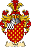 English Coat of Arms (v.23) for the family Noel