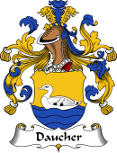 German Wappen Coat of Arms for Daucher