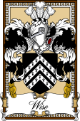 Scottish Coat of Arms Bookplate for Wise (Forfar)