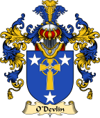 Irish Family Coat of Arms (v.25) O'Devlin