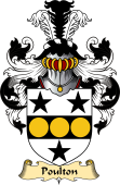 English Coat of Arms (v.23) for the family Poulton