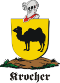 German shield on a mount for Krocher