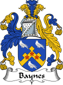 English Coat of Arms for Baynes