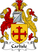 English Coat of Arms for the family Carlill or Carlisle