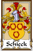 German Coat of Arms Wappen Bookplate  for Schieck