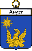 French Coat of Arms Badge for Auger
