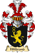 v.23 Coat of Family Arms from Germany for Hiltbrand