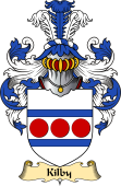 English Coat of Arms (v.23) for the family Kilby