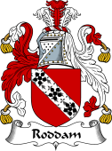 English Coat of Arms for the family Roddam