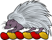 Family Crest from England for: Abrahall (Hertfordshire) Crest - A Hedge-hog