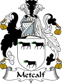 Irish Coat of Arms for Metcalf or Medcalf