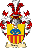 v.23 Coat of Family Arms from Germany for Knopff