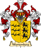 German Coat of Arms (v.25b) Wurtemberg