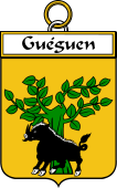 French Coat of Arms Badge for Guéguen