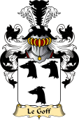 French Family Coat of Arms (v.23) for Le Goff (or Goff)