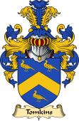 English Coat of Arms (v.23) for the family Tomkins or Thompkins