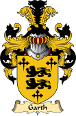 English Coat of Arms (v.23) for the family Garth
