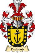 v.23 Coat of Family Arms from Germany for Dechend
