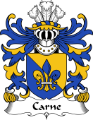 Welsh Coat of Arms for Carne (of Nash and Ewenni, Glamorgan)