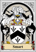 English Coat of Arms Bookplate for Smart
