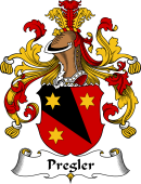 German Wappen Coat of Arms for Pregler