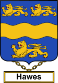 English Coat of Arms Shield Badge for Hawes