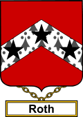 English Coat of Arms Shield Badge for Roth