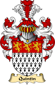 English Coat of Arms (v.23) for the family Quintin or Quinton
