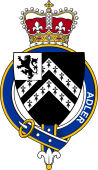 British Garter Coat of Arms for Adler (England)