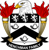 Coat of arms used by the Henchman family in the United States of America
