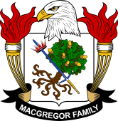 Coat of arms used by the MacGregor family in the United States of America