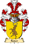 v.23 Coat of Family Arms from Germany for Reder