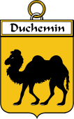 French Coat of Arms Badge for Duchemin