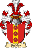 v.23 Coat of Family Arms from Germany for Stahler