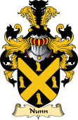 English Coat of Arms (v.23) for the family Nunn