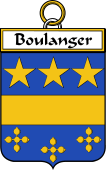 French Coat of Arms Badge for Boulanger