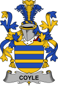Irish Coat of Arms for Coyle or McCoyle