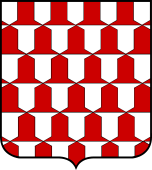 French Family Shield for Le Roux II (Roux (le)