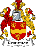 English Coat of Arms for the family Crompton