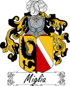 Araldica Italiana Coat of arms used by the Italian family Miglia