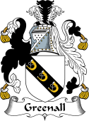 English Coat of Arms for the family Greenall