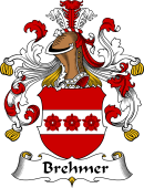 German Wappen Coat of Arms for Brehmer