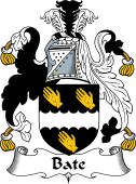 English Coat of Arms for Bate or Bates