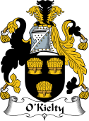 Irish Coat of Arms for O'Kielty or Quilty