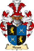 v.23 Coat of Family Arms from Germany for Heuss