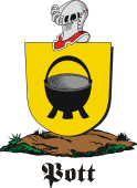 German shield on a mount for Pott