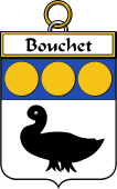 French Coat of Arms Badge for Bouchet